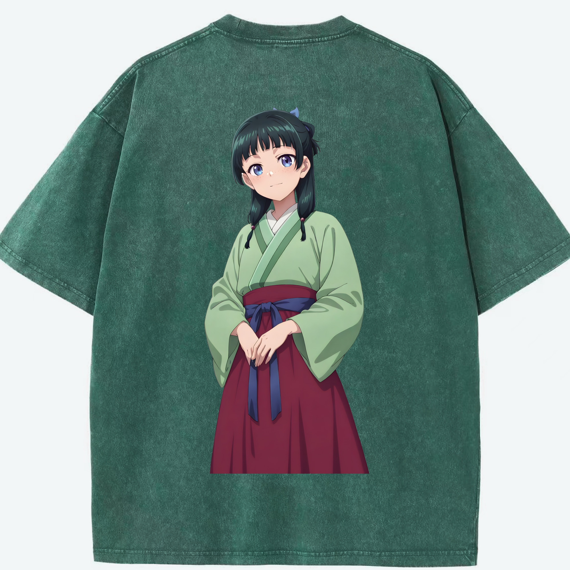 （画像用） 薬屋のひとりごと The Apothecary Diaries 綿100% ヴィンテージ風 半袖Tシャツ（背面プリント）